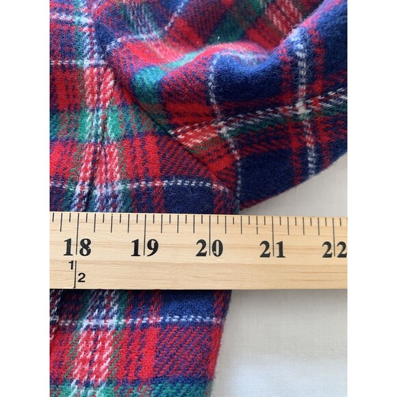 Talbots Wool Blend Royal Stewart Plaid Blazer Lined w/ Pockets Sz 12 Equestrian - Picture 14 of 15